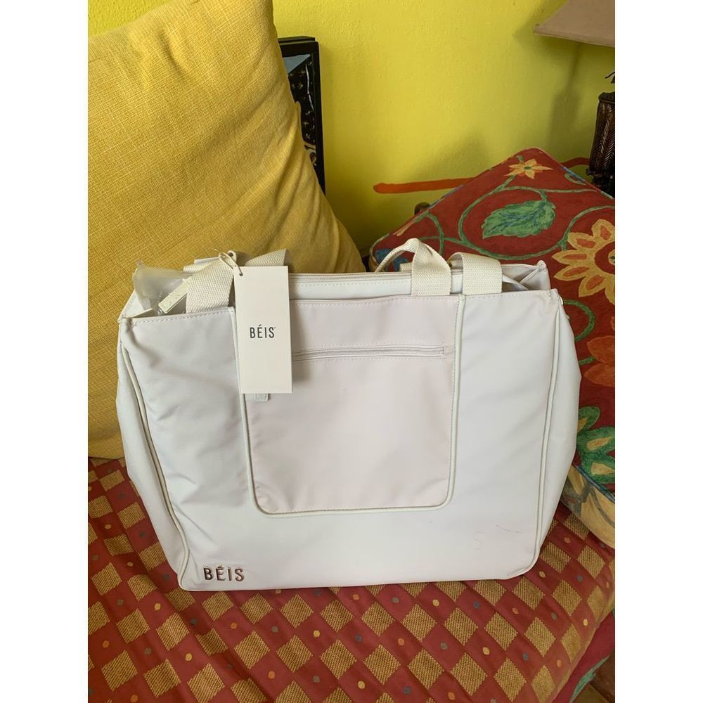 NWT BEIS The East/West Tote - Recycled Collection in BEIGE - Picture 4 of 7